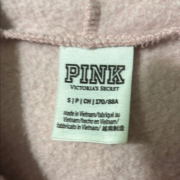 Victoria's Secret Pink and Gold Cozy Pullover Hoodie - Picture 3 of 4